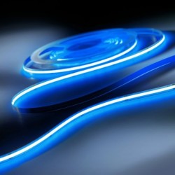 Tira LED 5 mts Flexible 24V 50W COB IP67 Azul, Serie Profesional